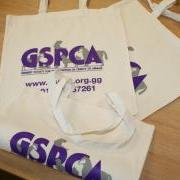 GSPCA Christmas goods on sale at the Late Night Shopping in St Peter Port Guernsey