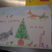Runner up from Gert the Ducks and Oscar Puffins Christmas Card Comeptition - GSPCA Guernsey