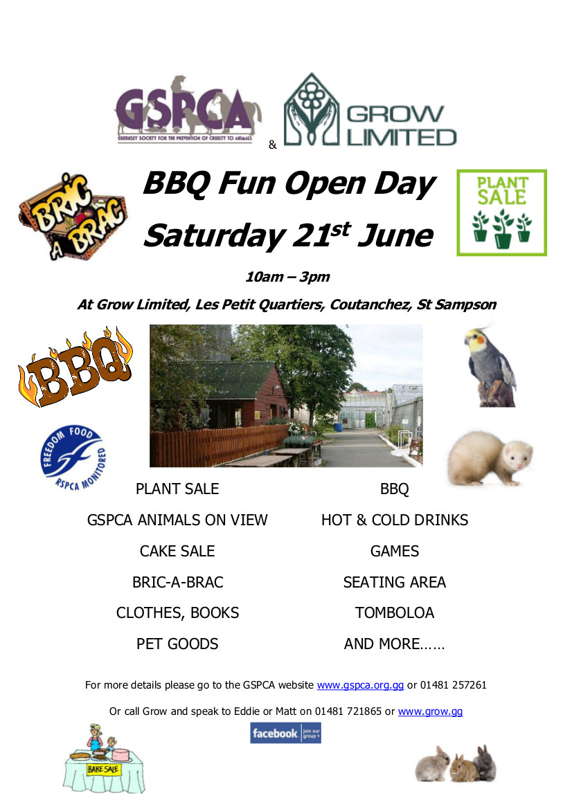 Grow and GSPCA Animal Shelter Open Day BBQ Guernsey