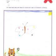 Gert loves the school pictures of animals from the GSPCA