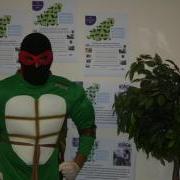 Raphael the Turtle is manned and sponsored by Greenman MCC